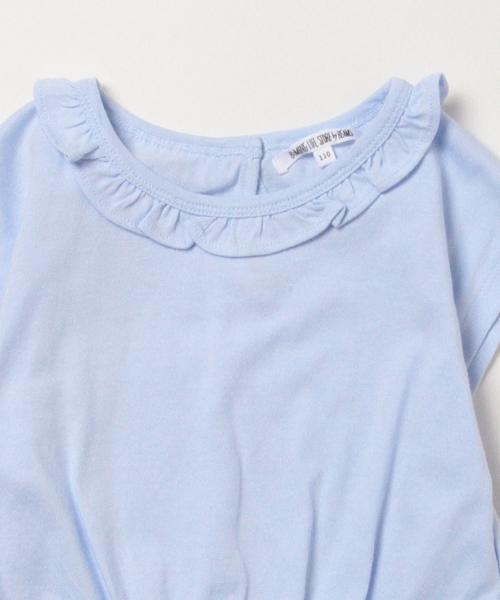 B:MING by BEAMS（ビーミングバイビームス）の「ビーミング by ビームス / フリルぺプラムトップス（シャツ/ブラウス・キッズ・ピンク/サックスブルー/オフホワイト・100/110/120/140/130/150/90/80）」の19枚目の写真