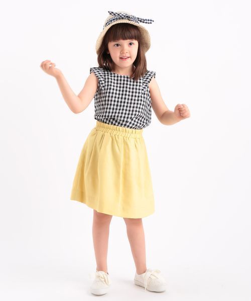 ROPE' PICNIC(ロペピクニック)の「【ROPE' PICNIC KIDS】【FRENCH LINEN】フリルブラウス(シャツ/ブラウス・キッズ・ブラック系その他/クリアレッド・110cm/100cm/120cm)」の12枚目の写真