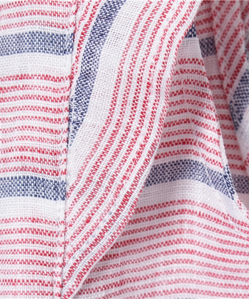 ROPE' PICNIC(ロペピクニック)の「【ROPE' PICNIC KIDS】【FRENCH LINEN】フリルブラウス(シャツ/ブラウス・キッズ・ブラック系その他/クリアレッド・110cm/100cm/120cm)」の9枚目の写真