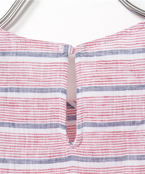 ROPE' PICNIC(ロペピクニック)の「【ROPE' PICNIC KIDS】【FRENCH LINEN】フリルブラウス(シャツ/ブラウス・キッズ・ブラック系その他/クリアレッド・110cm/100cm/120cm)」の8枚目の写真