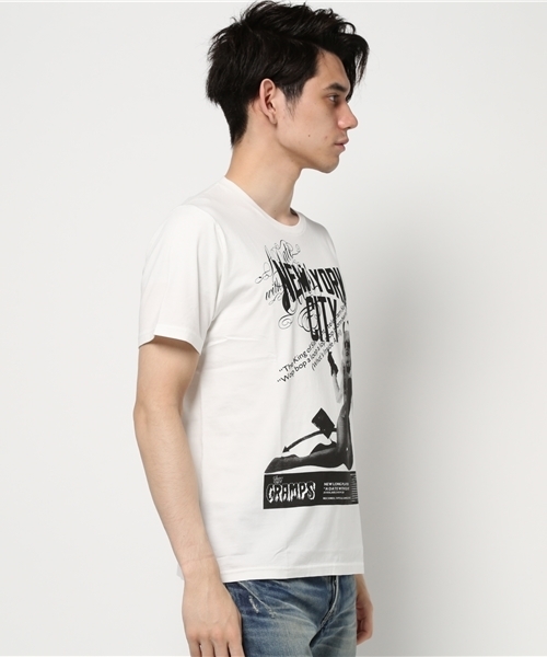 HYSTERIC GLAMOUR（ヒステリックグラマー）の「CR/A DATE W．E pt T-SH（Tシャツ/カットソー・メンズ・ホワイト・LARGE/MEDIUM/SMALL）」の2枚目の写真