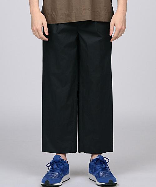 EN ROUTE(アンルート)の「ENR コットンタイプライター1Pワイドパンツ(その他パンツ・メンズ・ブラック/ネイビー・2/1/3)」の1枚目の写真