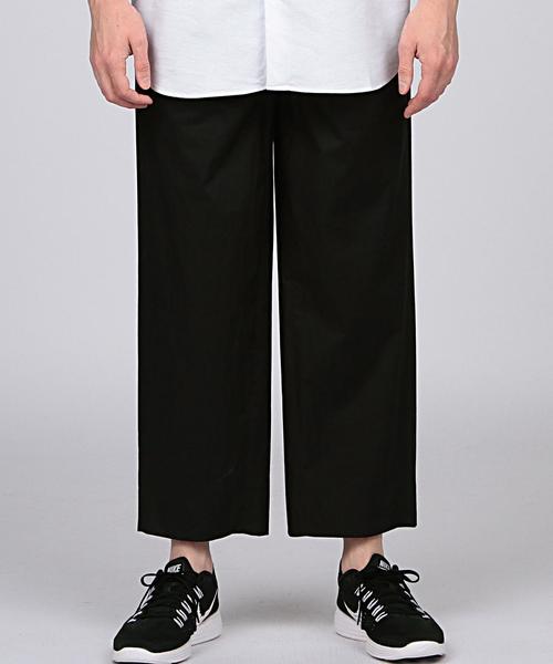 EN ROUTE(アンルート)の「ENR コットンタイプライター1Pワイドパンツ(その他パンツ・メンズ・ブラック/ネイビー・2/1/3)」の2枚目の写真