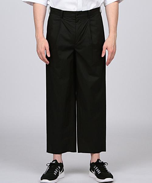 EN ROUTE(アンルート)の「ENR コットンタイプライター1Pワイドパンツ(その他パンツ・メンズ・ブラック/ネイビー・2/1/3)」の4枚目の写真