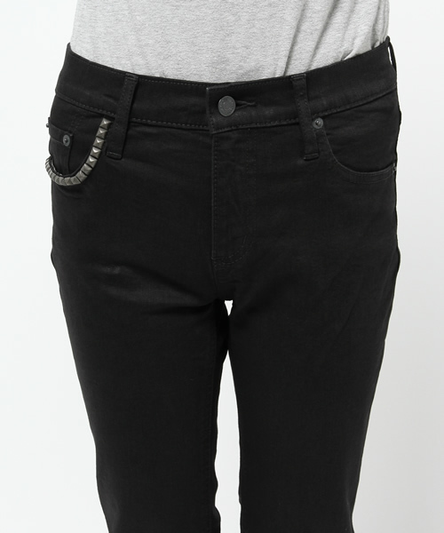 HYSTERIC GLAMOUR(ヒステリックグラマー)の「SデニムスリムPT(デニムパンツ・レディース・ブラック・24inch/23inch/25inch/28inch/26inch/27inch)」の10枚目の写真