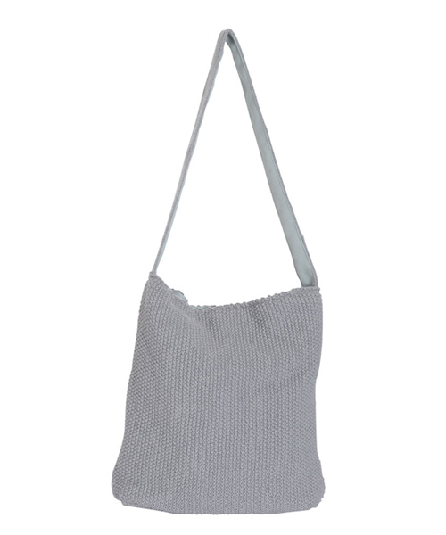 merry jenny（メリージェニー）の「ポンポンニットトート（トートバッグ・レディース・オフホワイト/グレー・FREE）」の6枚目の写真