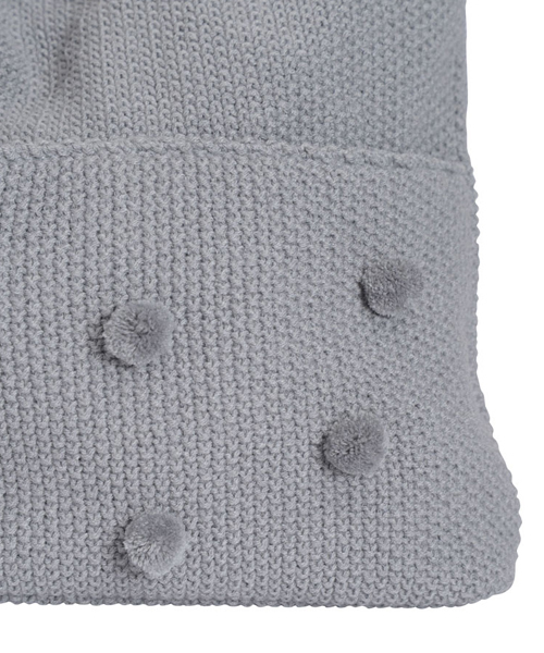 merry jenny（メリージェニー）の「ポンポンニットトート（トートバッグ・レディース・オフホワイト/グレー・FREE）」の3枚目の写真