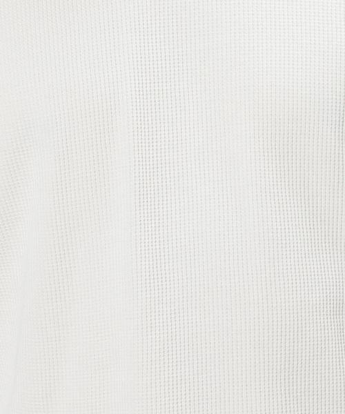 green label relaxing（グリーンレーベルリラクシング）の「BC WAFFLE RGLN C/N L/S カットソー◆（Tシャツ/カットソー・メンズ・ブラック/ネイビー/ホワイト/グレー・LARGE/SMALL/MEDIUM）」の10枚目の写真