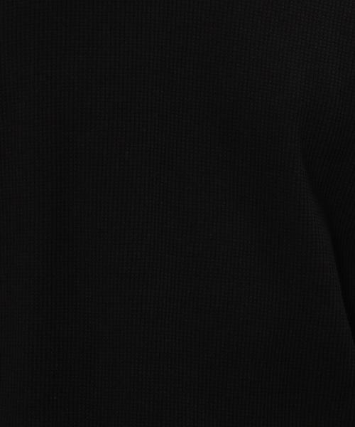 green label relaxing（グリーンレーベルリラクシング）の「BC WAFFLE RGLN C/N L/S カットソー◆（Tシャツ/カットソー・メンズ・ブラック/ネイビー/ホワイト/グレー・LARGE/SMALL/MEDIUM）」の5枚目の写真
