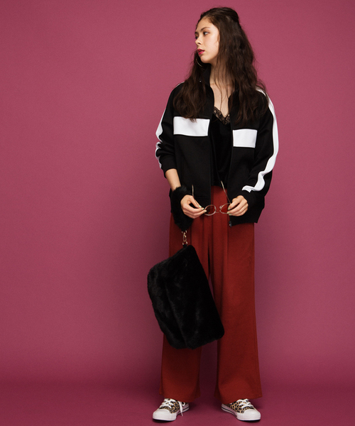 WEGO（ウィゴー）の「WEGO/ジョグトップ（ブルゾン・レディース・ネイビー/ブラウン/ワイン/ブラック・FREE）」の15枚目の写真