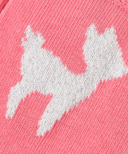 ewers（エワーズ）の「【ewers（エワーズ）】小鹿シルエット柄ソックス（ソックス/靴下・キッズ・ネイビー/サーモンピンク・12-13cm/14-16cm）」の4枚目の写真