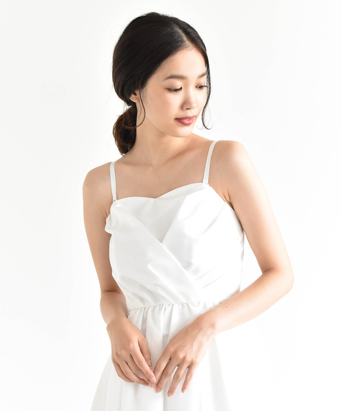 kaene（カエン）の「ドットインナー付きマキシドレス（ドレス）」 - WEAR 