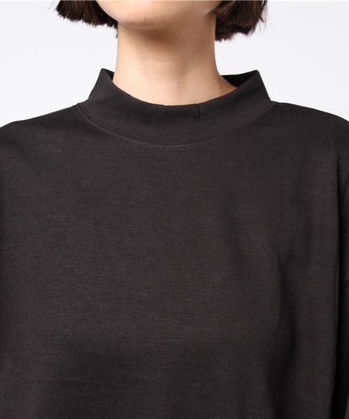 earth music&ecology(アースミュージックアンドエコロジー)の「・ハイネックビッグスリーブプルオーバー(Tシャツ/カットソー・レディース・ライトグレー/ブラック/ライトベージュ/ブラウン/ブルーグリーン/ピンクベージュ・FREE)」の11枚目の写真