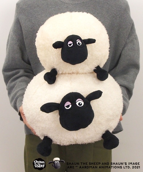 ひつじのショーン(ヒツジノショーン)の「ひつじのショーン ぬいぐるみ/シャーリー スタンディング 50cm(おもちゃ・レディース・ホワイト×ブラック・ONE SIZE)」の2枚目の写真