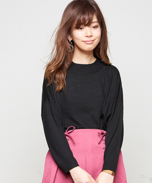 natural couture（ナチュラルクチュール）の「ＨｅａｔＪｏｙドルマンチュニック（ニット/セーター・レディース・ブラック/ベージュ/マスタード/オフホワイト/ターコイズブルー/レッド・FREE）」の16枚目の写真