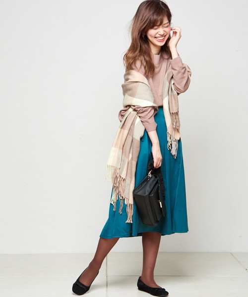 natural couture（ナチュラルクチュール）の「ＨｅａｔＪｏｙドルマンチュニック（ニット/セーター・レディース・ブラック/ベージュ/マスタード/オフホワイト/ターコイズブルー/レッド・FREE）」の20枚目の写真