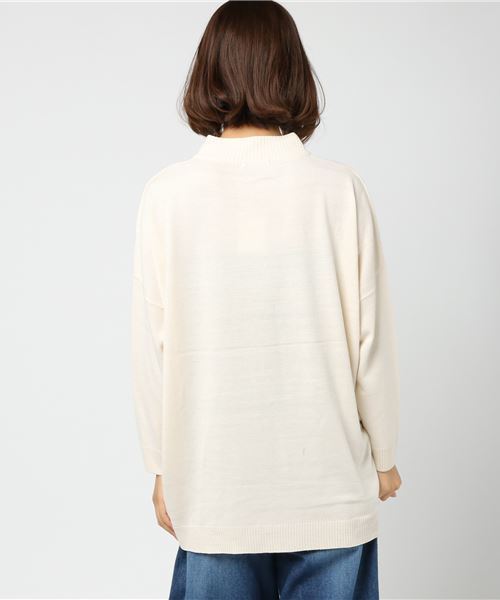 natural couture（ナチュラルクチュール）の「ＨｅａｔＪｏｙドルマンチュニック（ニット/セーター・レディース・ブラック/ベージュ/マスタード/オフホワイト/ターコイズブルー/レッド・FREE）」の11枚目の写真