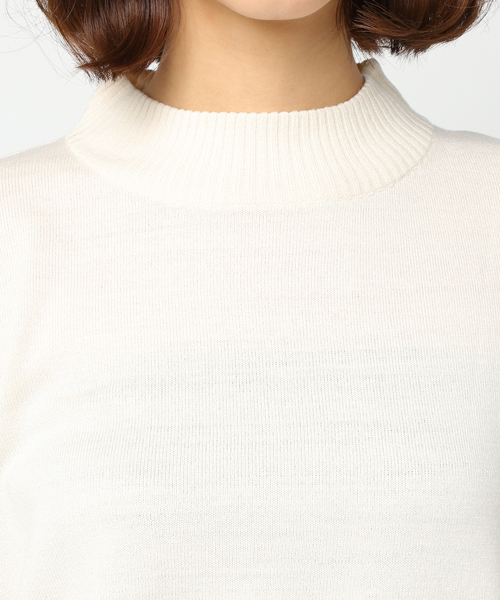 natural couture（ナチュラルクチュール）の「ＨｅａｔＪｏｙドルマンチュニック（ニット/セーター・レディース・ブラック/ベージュ/マスタード/オフホワイト/ターコイズブルー/レッド・FREE）」の9枚目の写真