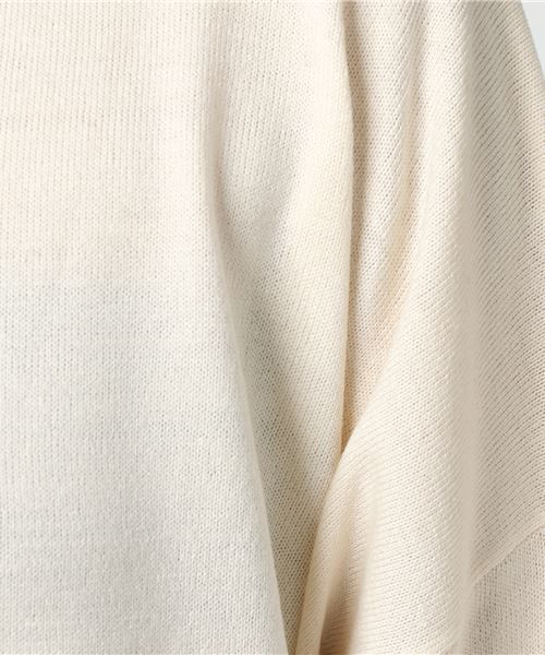 natural couture（ナチュラルクチュール）の「ＨｅａｔＪｏｙドルマンチュニック（ニット/セーター・レディース・ブラック/ベージュ/マスタード/オフホワイト/ターコイズブルー/レッド・FREE）」の10枚目の写真