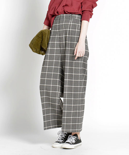 LIPSTAR（リップスター）の「ガンクラブチェックパンツ（その他パンツ・レディース・ブラウン系その他/グレー系その他・M）」の2枚目の写真