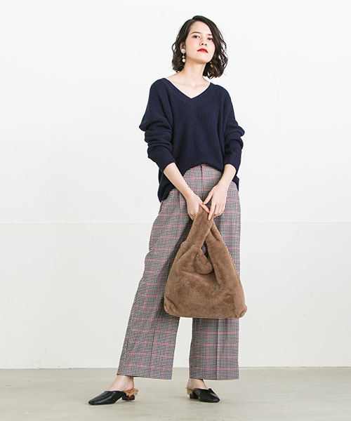 LIPSTAR（リップスター）の「ガンクラブチェックパンツ（その他パンツ・レディース・ブラウン系その他/グレー系その他・M）」の4枚目の写真