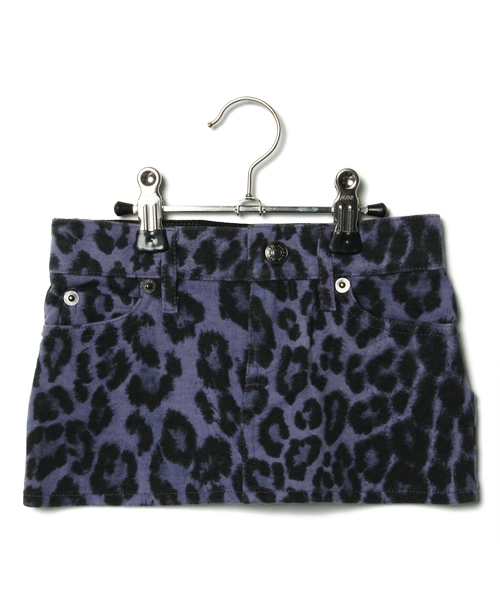 JOEY HYSTERIC(ジョーイヒステリック)の「LEO総柄 SK(スカート・キッズ・ブラウン/パープル/ピンク・X-SMALL/SMALL/MEDIUM)」の1枚目の写真