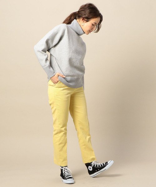 BEAUTY&YOUTH UNITED ARROWS(ビューティーアンドユースユナイテッドアローズ)の「BY カラーコーデュロイハイウエストテーパードパンツ(その他パンツ・レディース・レッド/イエロー/オフホワイト・SMALL/MEDIUM)」の7枚目の写真