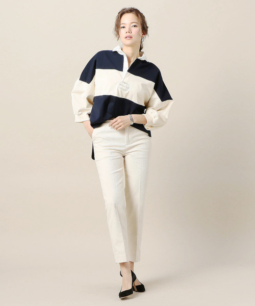 BEAUTY&YOUTH UNITED ARROWS(ビューティーアンドユースユナイテッドアローズ)の「BY カラーコーデュロイハイウエストテーパードパンツ(その他パンツ・レディース・レッド/イエロー/オフホワイト・SMALL/MEDIUM)」の13枚目の写真