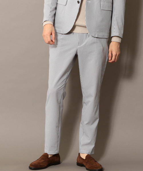 BEAUTY&YOUTH UNITED ARROWS（ビューティーアンドユースユナイテッドアローズ）の「BY ”TORAY” ドライ シアサッカー イージーパンツ ◇：（その他パンツ・メンズ・ブラック/ネイビー/その他・LARGE/SMALL/X-LARGE/MEDIUM）」の21枚目の写真