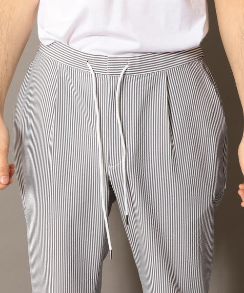 BEAUTY&YOUTH UNITED ARROWS（ビューティーアンドユースユナイテッドアローズ）の「BY ”TORAY” ドライ シアサッカー イージーパンツ ◇：（その他パンツ・メンズ・ブラック/ネイビー/その他・LARGE/SMALL/X-LARGE/MEDIUM）」の15枚目の写真