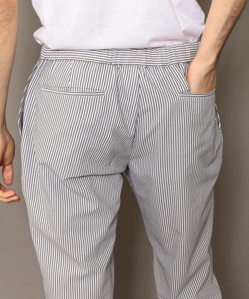 BEAUTY&YOUTH UNITED ARROWS（ビューティーアンドユースユナイテッドアローズ）の「BY ”TORAY” ドライ シアサッカー イージーパンツ ◇：（その他パンツ・メンズ・ブラック/ネイビー/その他・LARGE/SMALL/X-LARGE/MEDIUM）」の18枚目の写真