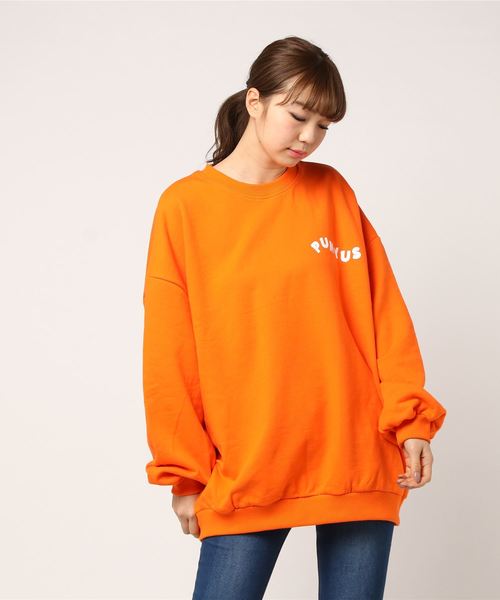 PUNYUS（プニュズ）の「FUGUバニースウェット（スウェット・レディース・ピンク/オレンジ/杢グレー・3/4）」の10枚目の写真
