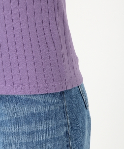 niko and...(ニコアンド)の「オリジナルハリヌキ7分袖2WAYプルオーバー(Tシャツ/カットソー・レディース・オフホワイト/ラベンダー/ブラック/ピンク/ライトグリーン・MEDIUM/LARGE)」の19枚目の写真