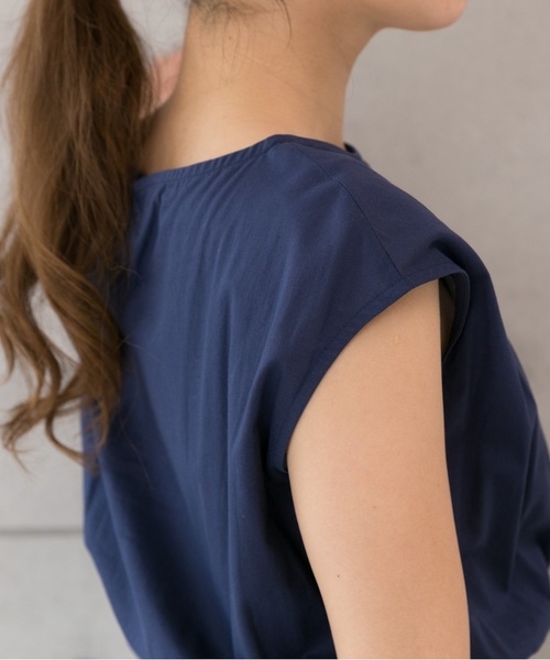 PREFERIR（プレフェリール）の「ロングフレンチスリーブワンピース【フジテレビ・グッディ番組着用】（ワンピース・レディース・ブラウン/カーキ/ブルー/ネイビー・MEDIUM）」の8枚目の写真