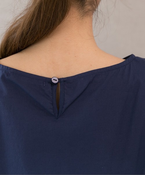 PREFERIR（プレフェリール）の「ロングフレンチスリーブワンピース【フジテレビ・グッディ番組着用】（ワンピース・レディース・ブラウン/カーキ/ブルー/ネイビー・MEDIUM）」の9枚目の写真