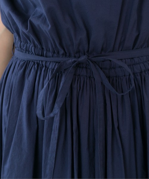 PREFERIR（プレフェリール）の「ロングフレンチスリーブワンピース【フジテレビ・グッディ番組着用】（ワンピース・レディース・ブラウン/カーキ/ブルー/ネイビー・MEDIUM）」の10枚目の写真