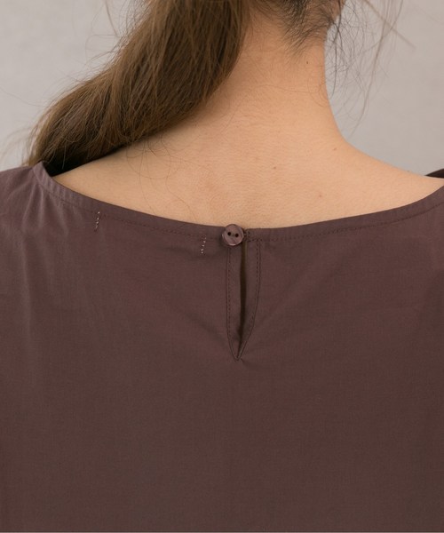 PREFERIR（プレフェリール）の「ロングフレンチスリーブワンピース【フジテレビ・グッディ番組着用】（ワンピース・レディース・ブラウン/カーキ/ブルー/ネイビー・MEDIUM）」の19枚目の写真