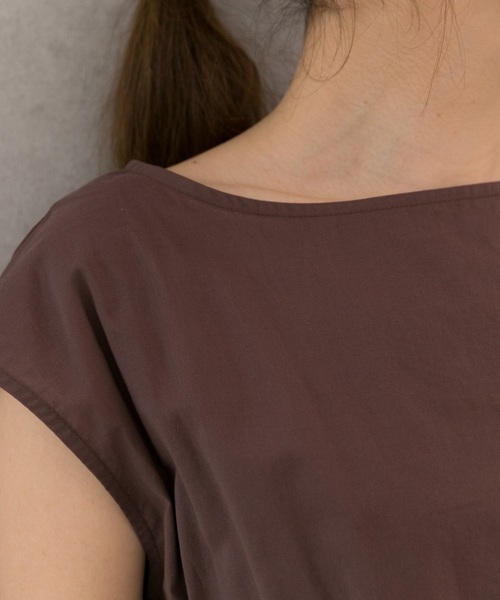 PREFERIR（プレフェリール）の「ロングフレンチスリーブワンピース【フジテレビ・グッディ番組着用】（ワンピース・レディース・ブラウン/カーキ/ブルー/ネイビー・MEDIUM）」の21枚目の写真