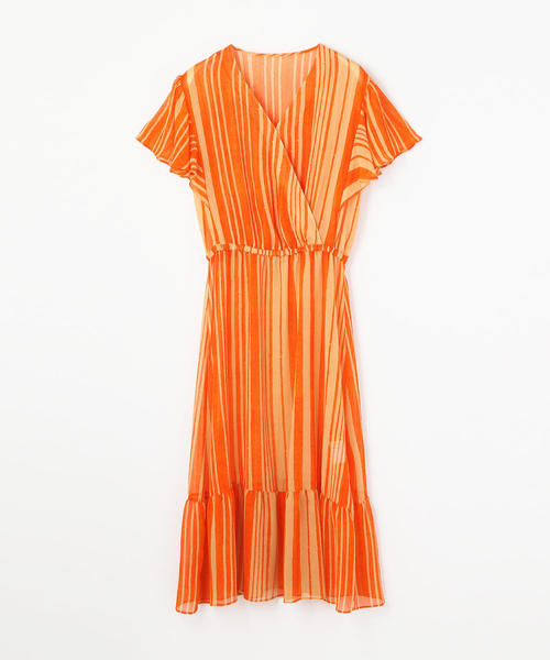 高評価なギフト Souleiado カシュクールワンピース クレーププリント ロングワンピース マキシワンピース