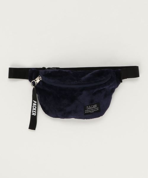 koe（コエ）の「ファーボディバッグ ●（ボディバッグ/ウエストポーチ・レディース・ブラック/ネイビー/レオパード・FREE）」の2枚目の写真