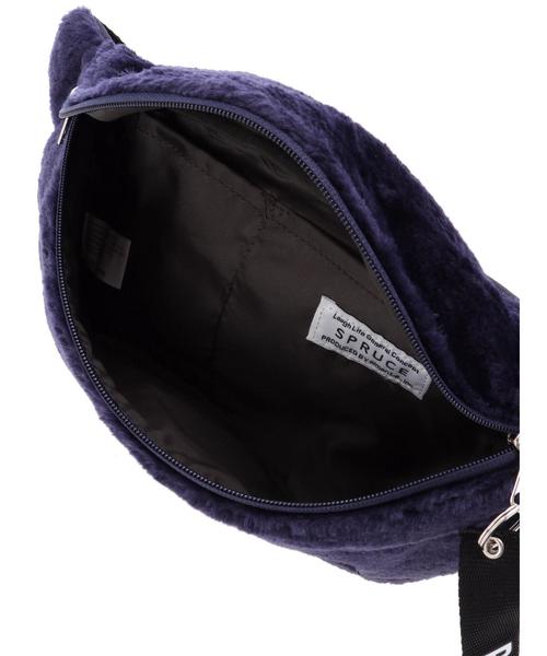 koe（コエ）の「ファーボディバッグ ●（ボディバッグ/ウエストポーチ・レディース・ブラック/ネイビー/レオパード・FREE）」の12枚目の写真