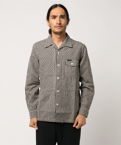 HYSTERIC GLAMOUR(ヒステリックグラマー)の「HYSTERIC WITCH GIRL長袖ワークシャツ(シャツ/ブラウス・メンズ・ピンク系その他/ブルー系その他/ブラック・SMALL/MEDIUM/LARGE)」の2枚目の写真