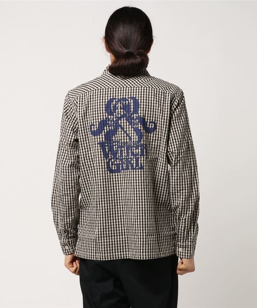 HYSTERIC GLAMOUR(ヒステリックグラマー)の「HYSTERIC WITCH GIRL長袖ワークシャツ(シャツ/ブラウス・メンズ・ピンク系その他/ブルー系その他/ブラック・SMALL/MEDIUM/LARGE)」の7枚目の写真