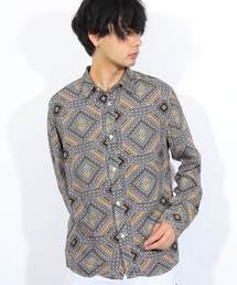８(eight) | ペイズリー 総柄シャツ レーヨン(シャツ/ブラウス)