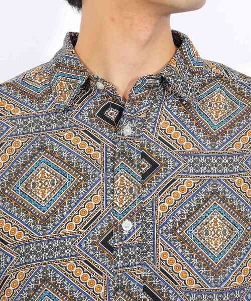 8(eight)(エイト)の「ペイズリー 総柄シャツ レーヨン(シャツ/ブラウス・メンズ・ホワイト/ネイビー/その他1/その他2・MEDIUM/LARGE)」の17枚目の写真