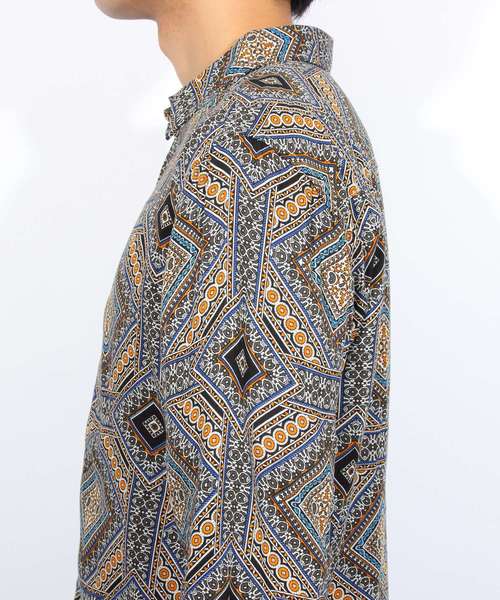 8(eight)(エイト)の「ペイズリー 総柄シャツ レーヨン(シャツ/ブラウス・メンズ・ホワイト/ネイビー/その他1/その他2・MEDIUM/LARGE)」の11枚目の写真