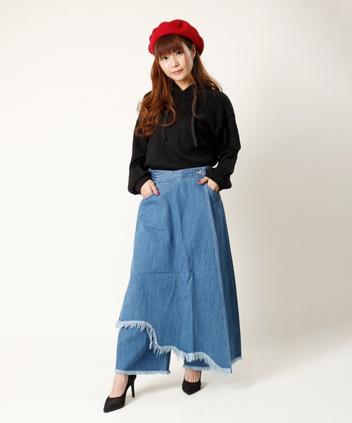 JABURO(ジャブロー)の「JABURO カラフル ウールベレー帽(ハンチング/ベレー帽・レディース・チャコールグレー/ブラック/ベージュ/ネイビー/ブラウン/グレー/ワインレッド/バーガンディー・FREE)」の16枚目の写真