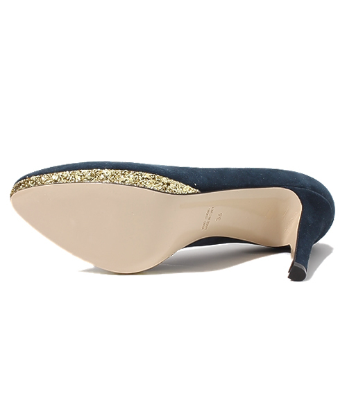 And A（アンドエー）の「グリットフラットパンプス (k.spin)（パンプス・レディース・ブラック/ネイビー・23.0cm/24.0cm）」の4枚目の写真