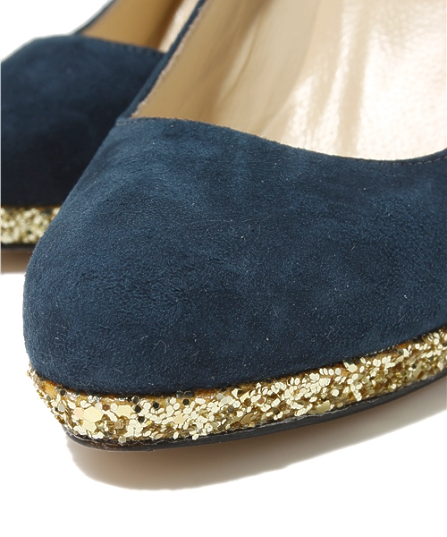 And A（アンドエー）の「グリットフラットパンプス (k.spin)（パンプス・レディース・ブラック/ネイビー・23.0cm/24.0cm）」の7枚目の写真