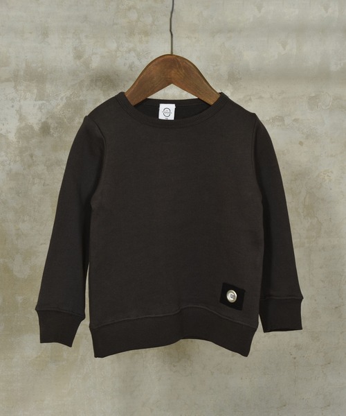 ZERO standerd（ゼロスタンダード）の「ZERO standard/ゼロスタンダード トレーナー（スウェット・キッズ・オフホワイト/杢グレー/ブラウン/ネイビー/ボルドー/グリーン/ブラック/ダークグリーン/ダークブラウン/チャコールグレー/グレー系その他2/ブルーグレー/ピンク・110cm/120cm/140cm/150cm/80ｃｍ/100cm/130cm/90cm/95㎝/160cm/95cm）」の3枚目の写真